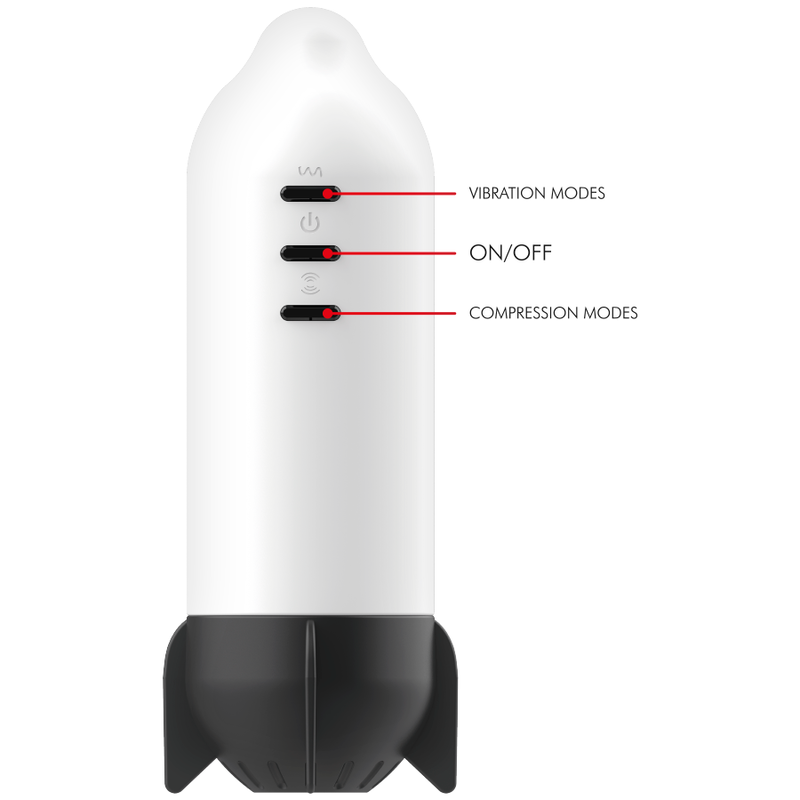 Masturbateur vibrant à compression douce Rocket — JAMYJOB