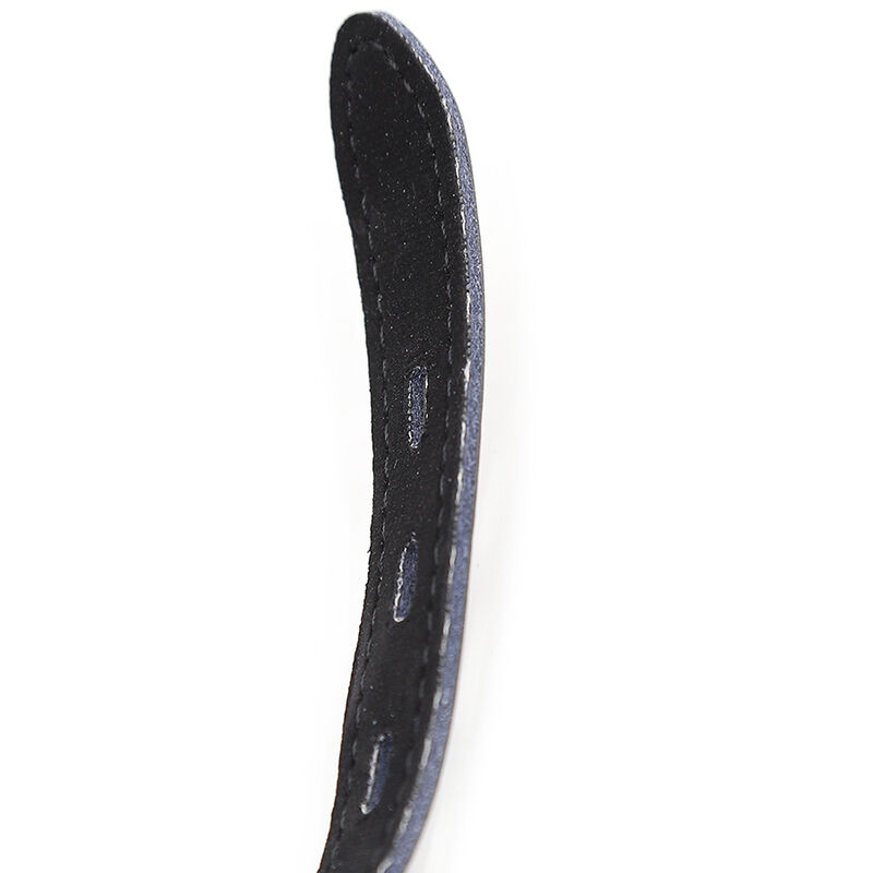 Bâillon boule en silicone avec ceinture en cuir et cadenas — OHMAMA FETISH