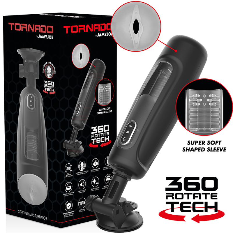 Masturbateur rotatif Tornado 360° — JAMYJOB