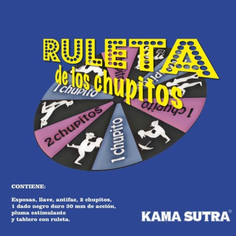 Jeu de roulette kamasutra avec accessoires — DIABLO PICANTE