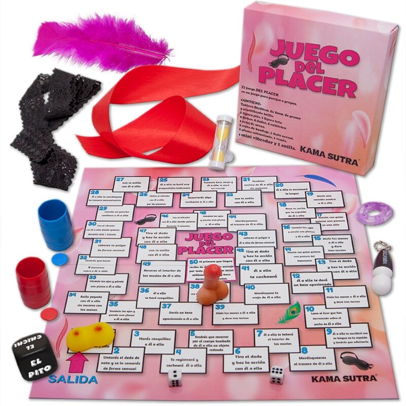 Jeu du plaisir avec mini vibreur et accessoires érotiques — DIABLO PICANTE
