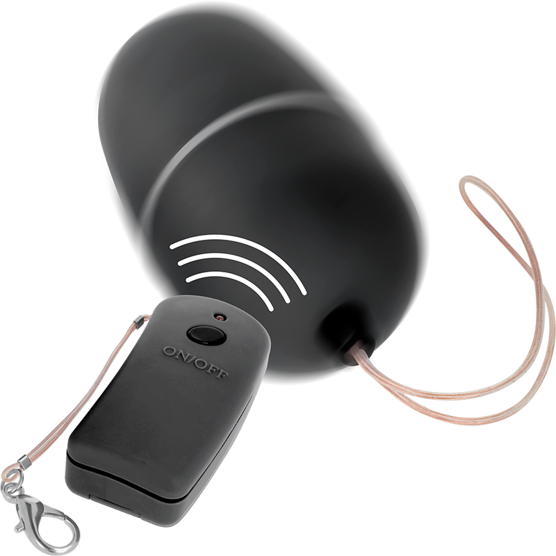 Oeuf vibrant télécommandé noir — ONLINE