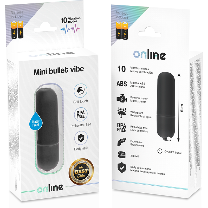 Mini balle vibrante noire — ONLINE