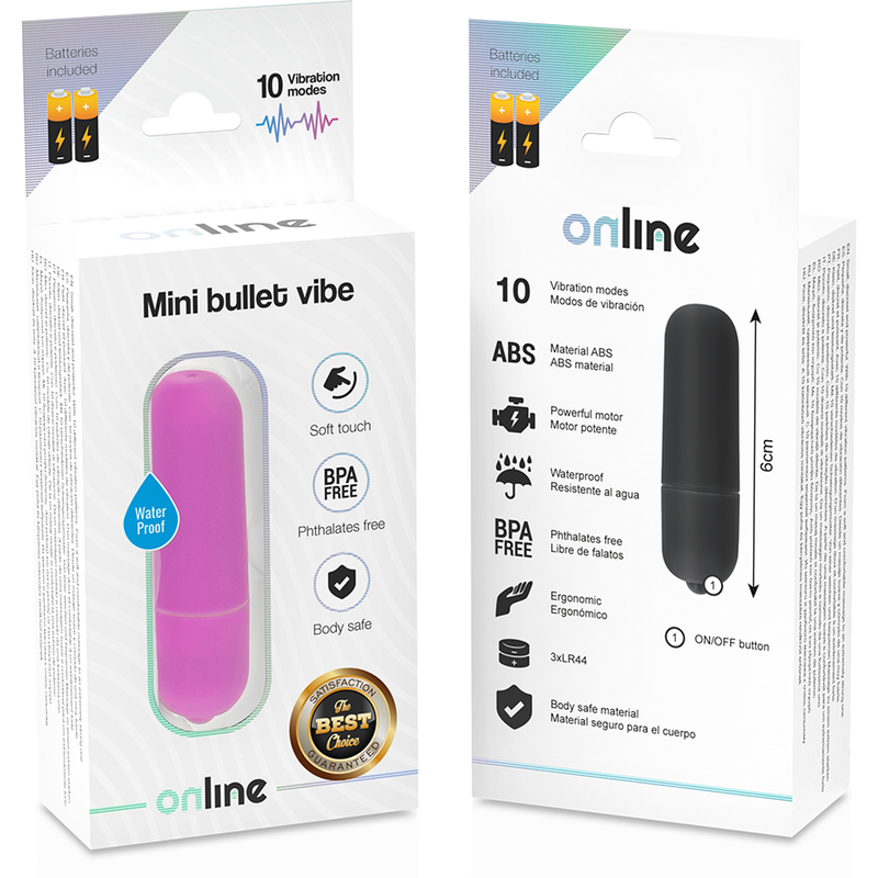 Mini balle vibrante lilas — ONLINE