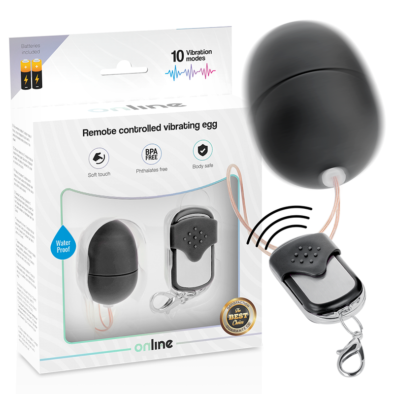 Œuf vibrant télécommandé 10 modes — ONLINE