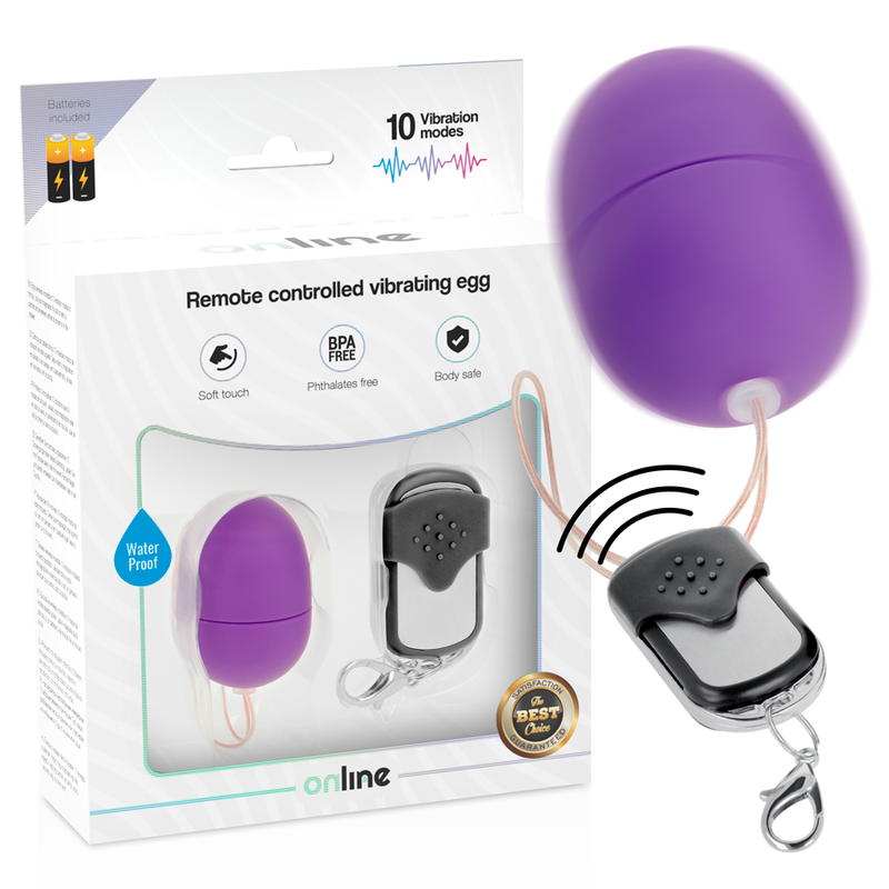 Oeuf vibrant télécommandé — ONLINE