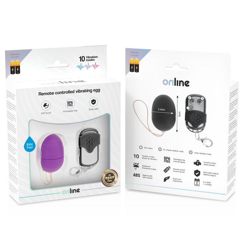 Oeuf vibrant télécommandé — ONLINE