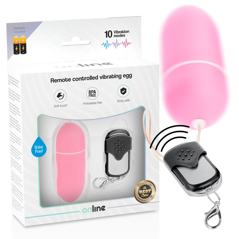 Œuf vibrant télécommandé — ONLINE