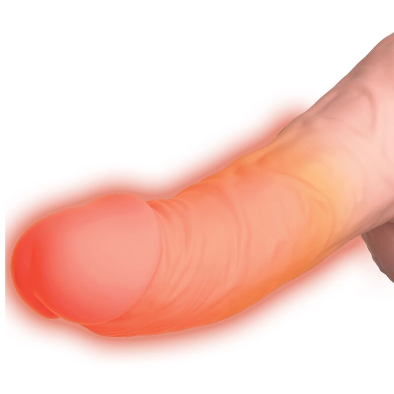Gode triple action poussée chauffante vibrante — KING COCK PLUS