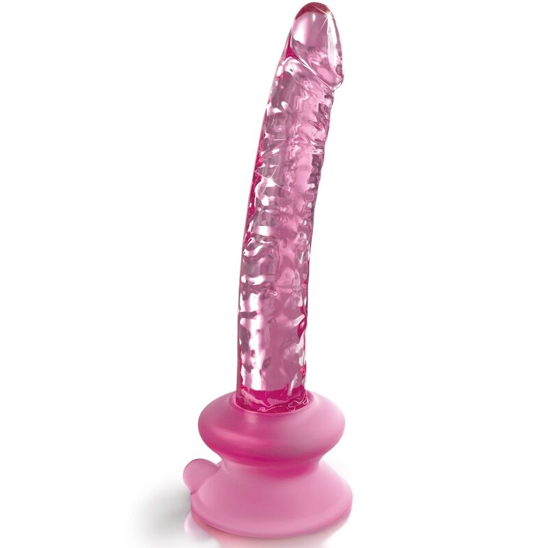 Gode en verre réaliste avec ventouse — ICICLES