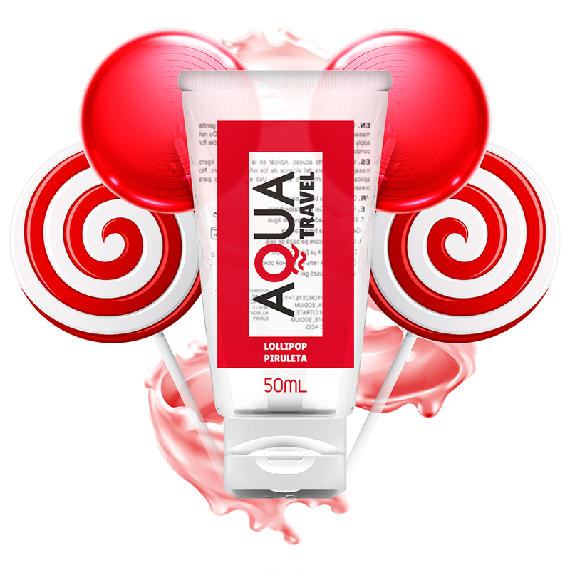 Lubrifiant à base d'eau saveur lollipop — AQUA TRAVEL