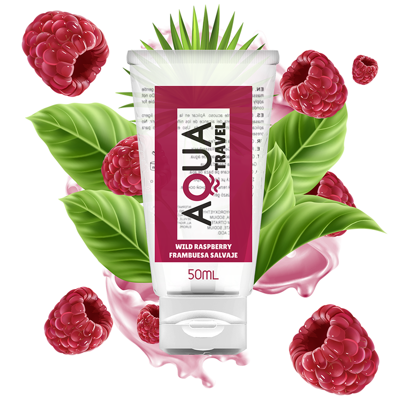 Lubrifiant gourmand à la framboise sauvage — AQUA TRAVEL