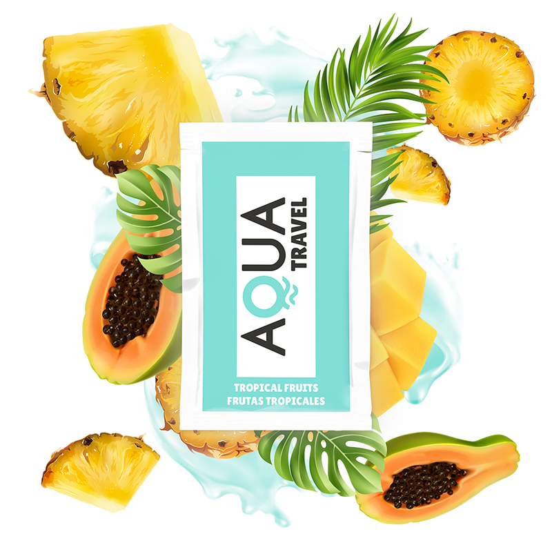 Lubrifiant voyage saveur fruits tropicaux — AQUA TRAVEL
