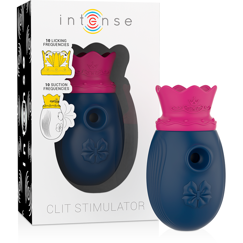 Stimulateur clitoridien 10 modes aspiration et léchage — INTENSE HIGH TECH