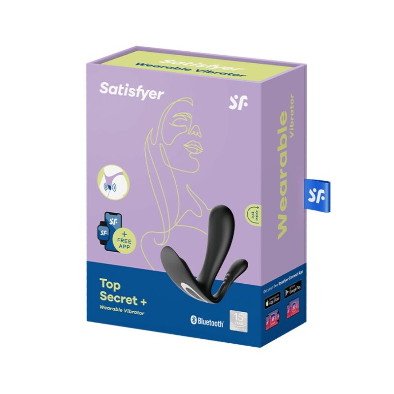 Vibromasseur discret point G et anal connecté — SATISFYER VIBRATOR