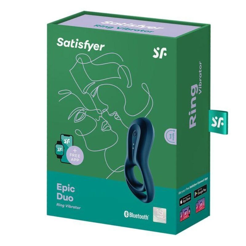Anneau vibrant duo connecté Epic — SATISFYER CONNECT