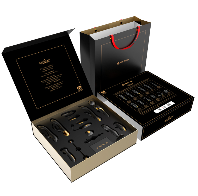Kit de luxe Black & Gold 12 pièces — PRETTY LOVE