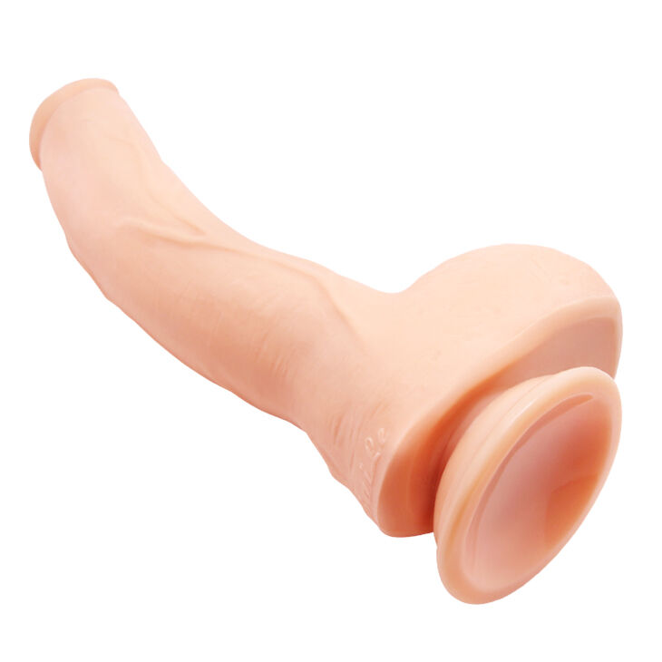 Gode réaliste courbé à ventouse 26 cm — BAILE DILDOS