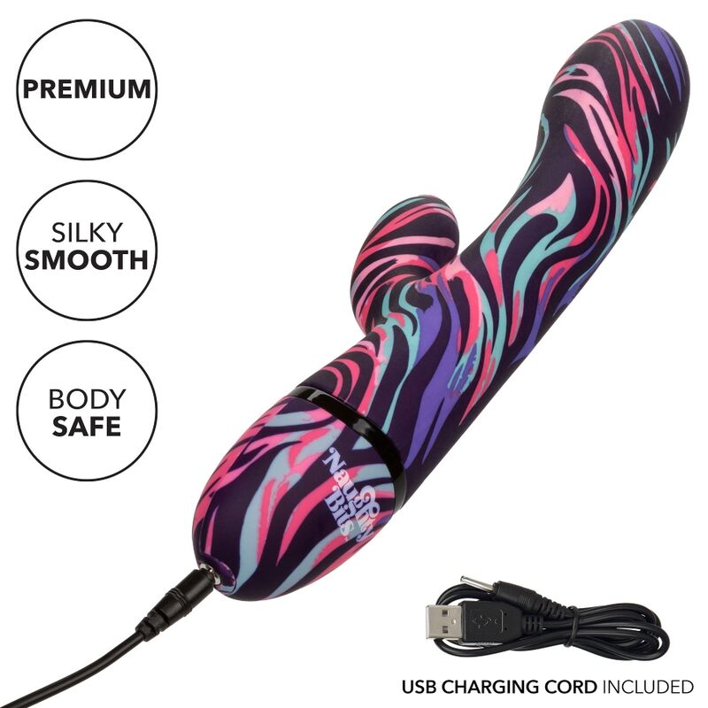 Vibrateur double baguette rechargeable — CALEXOTICS