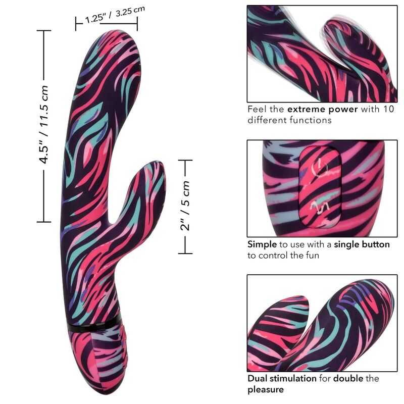 Vibrateur double baguette rechargeable — CALEXOTICS