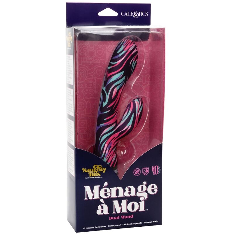 Vibrateur double baguette rechargeable — CALEXOTICS