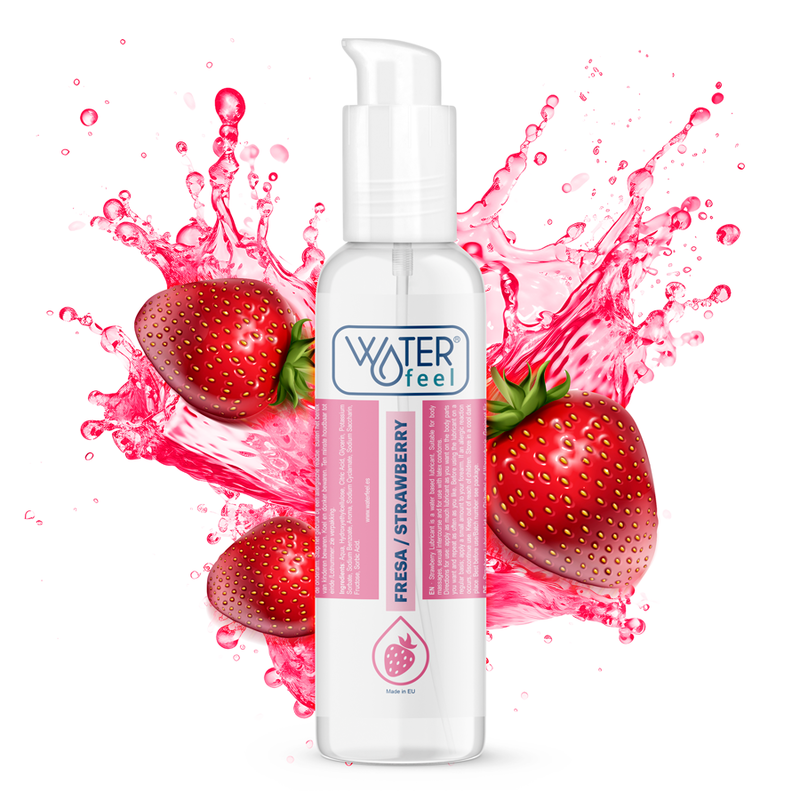 Lubrifiant à base d'eau saveur fraise 175 ml — WATERFEEL