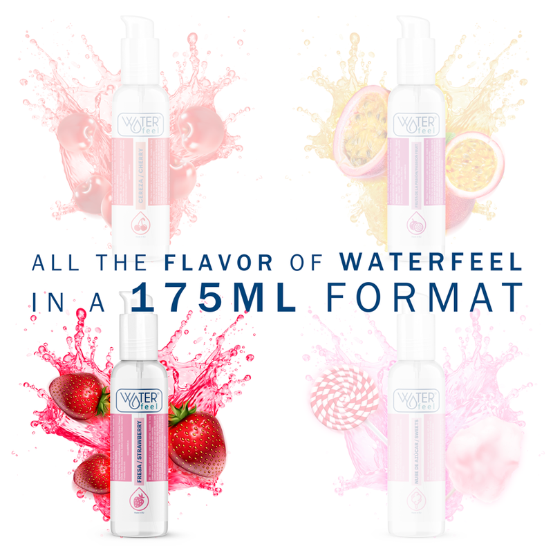 Lubrifiant à base d'eau saveur fraise 175 ml — WATERFEEL