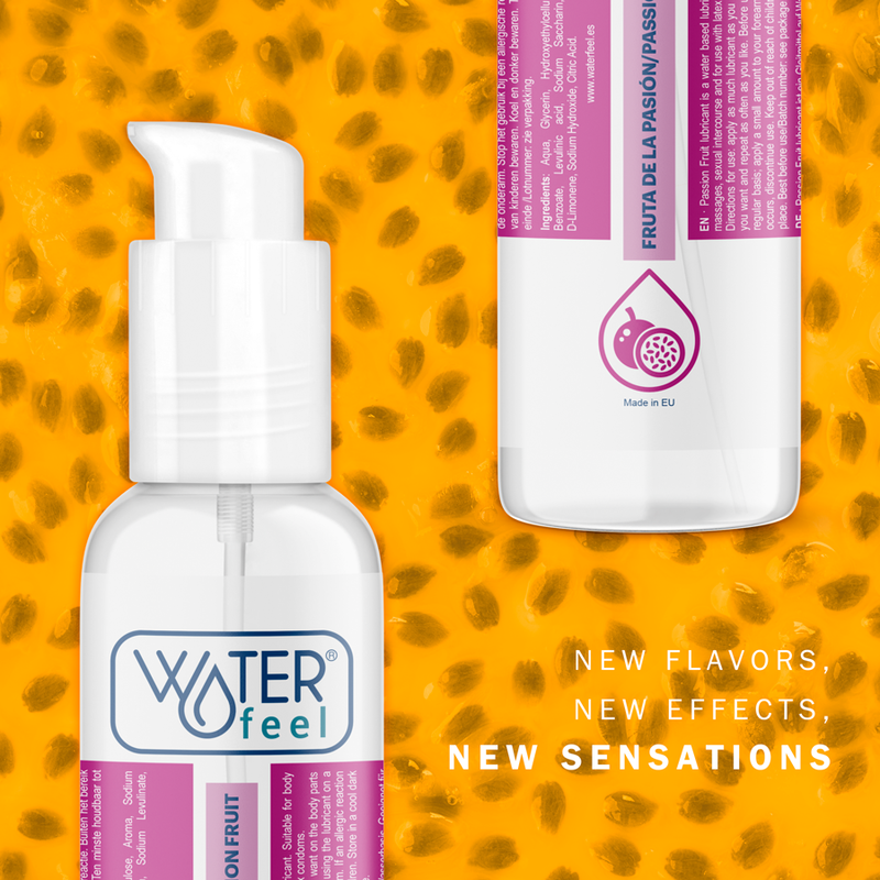 Lubrifiant à base d'eau saveur fruit de la passion — WATERFEEL