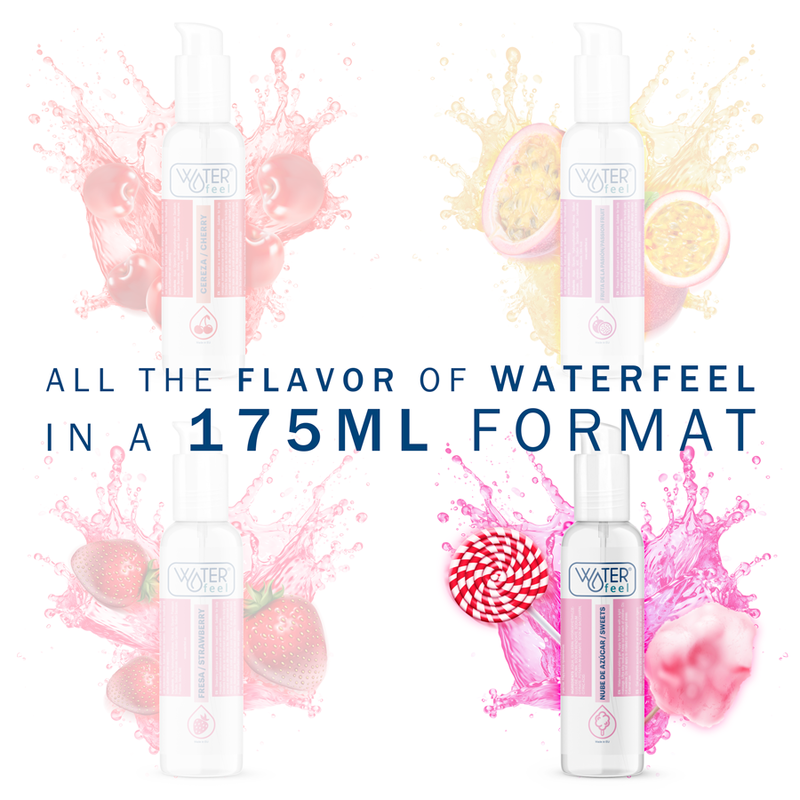 Lubrifiant aromatisé nuage de sucre longue durée — WATERFEEL