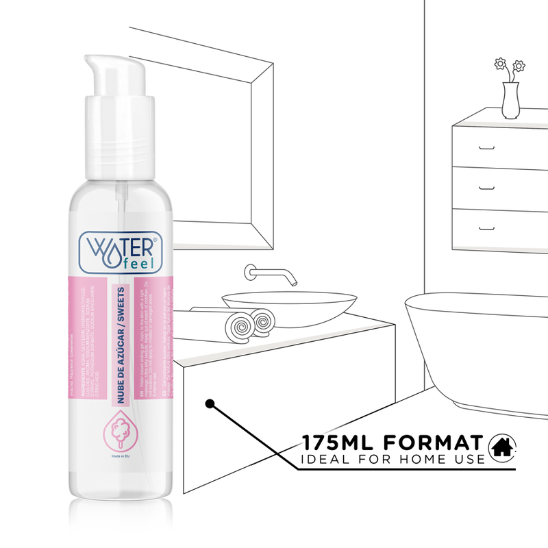 Lubrifiant aromatisé nuage de sucre longue durée — WATERFEEL