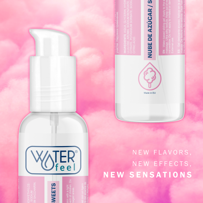 Lubrifiant aromatisé nuage de sucre longue durée — WATERFEEL