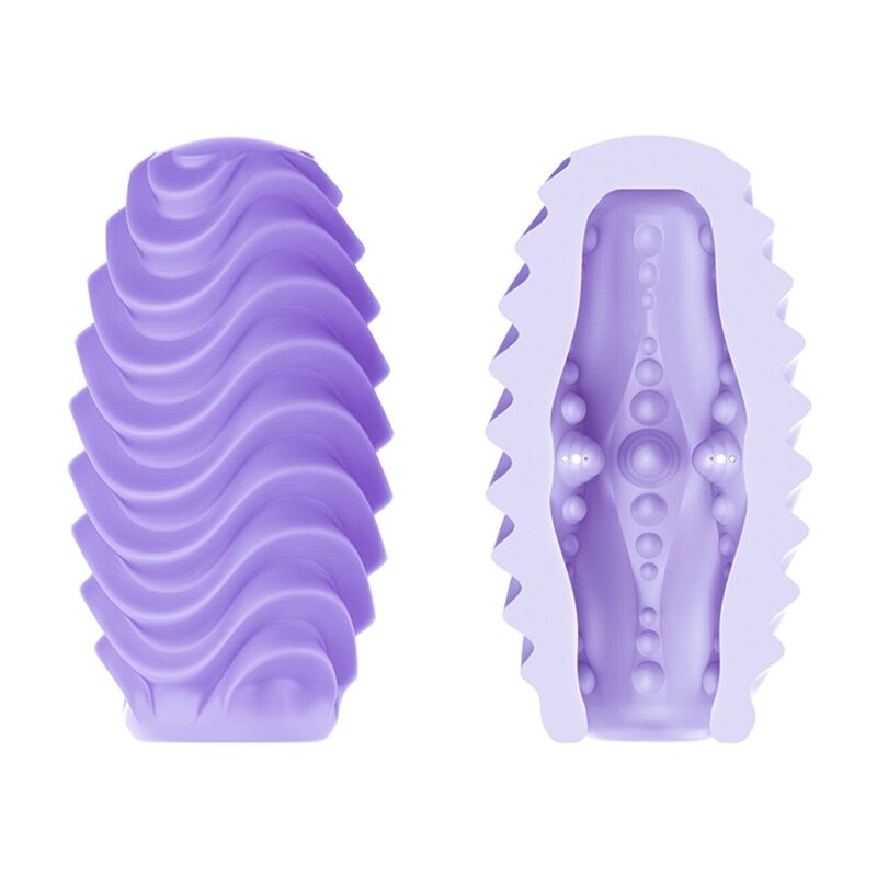 Oeuf masturbateur réversible double face lilas — PRETTY LOVE MALE