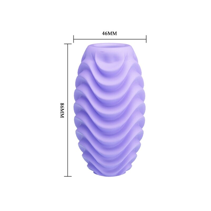 Oeuf masturbateur réversible double face lilas — PRETTY LOVE MALE