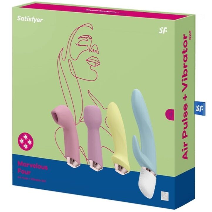 Coffret de 4 stimulateurs interchangeables — SATISFYER
