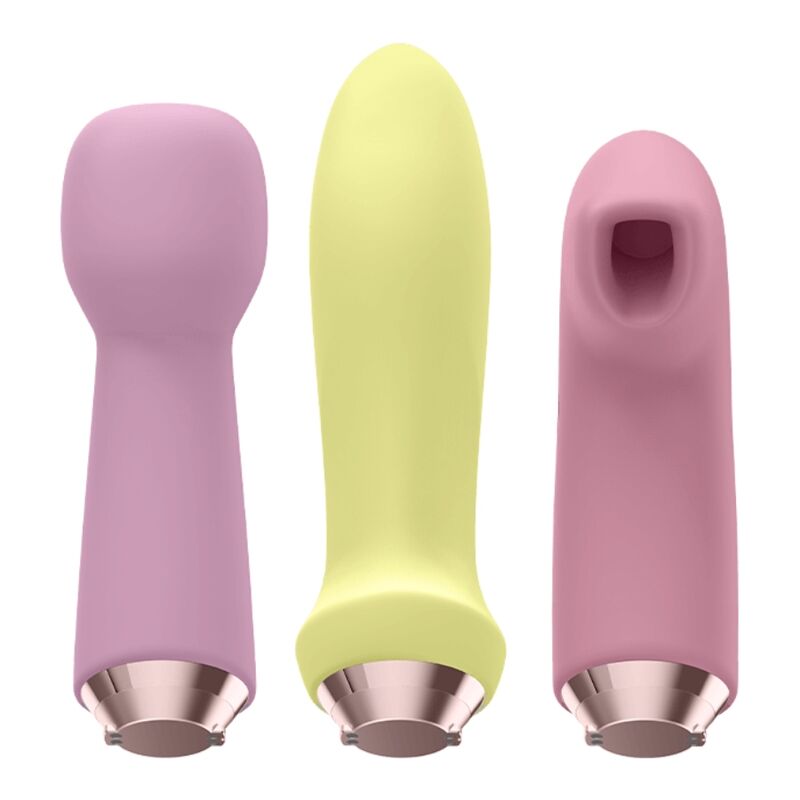 Coffret de 4 stimulateurs interchangeables — SATISFYER