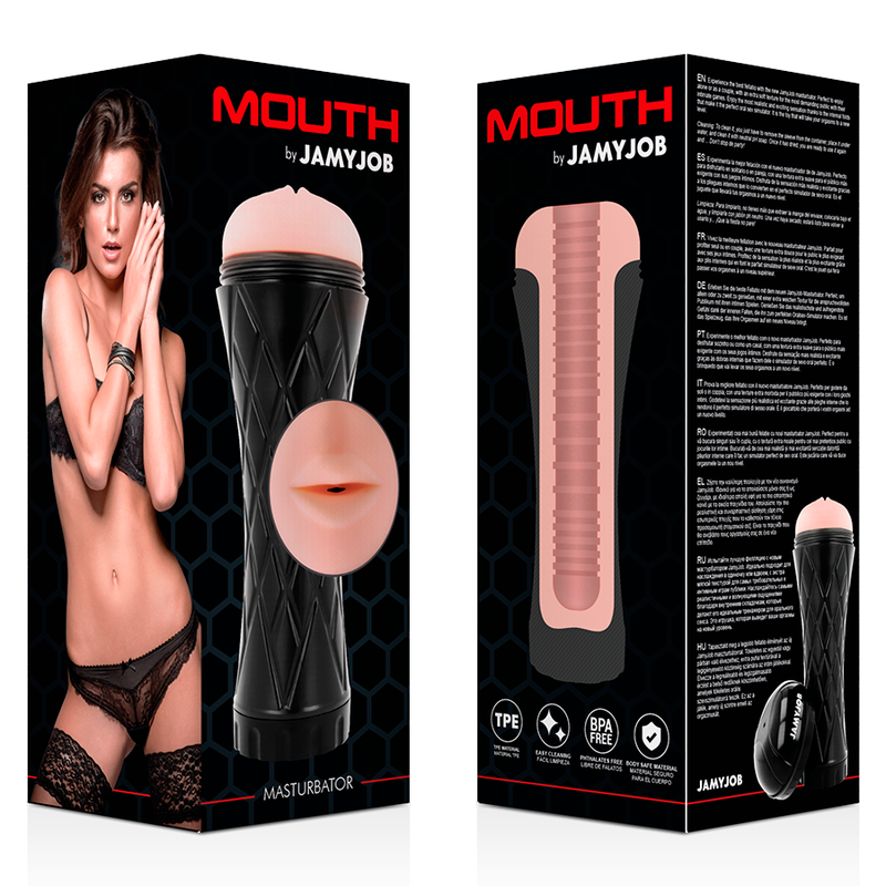 Masturbateur bouche réaliste à pression réglable — JAMYJOB