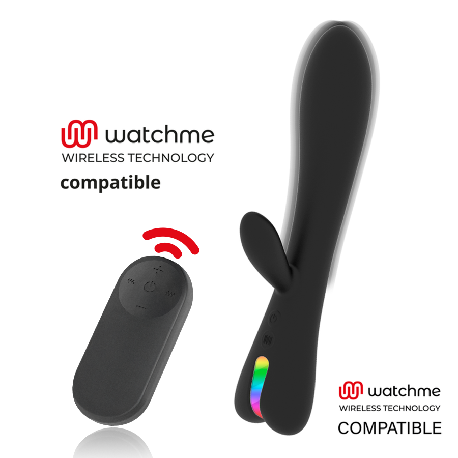 Vibromasseur double Erik avec télécommande Watchme — BRILLY GLAM