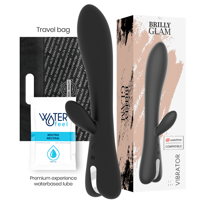 Vibromasseur double Erik avec télécommande Watchme — BRILLY GLAM