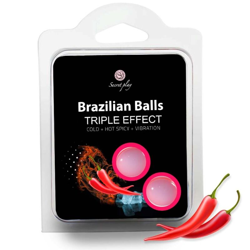 Boules de massage brésiliennes triple effet — SECRETPLAY COSMETIC