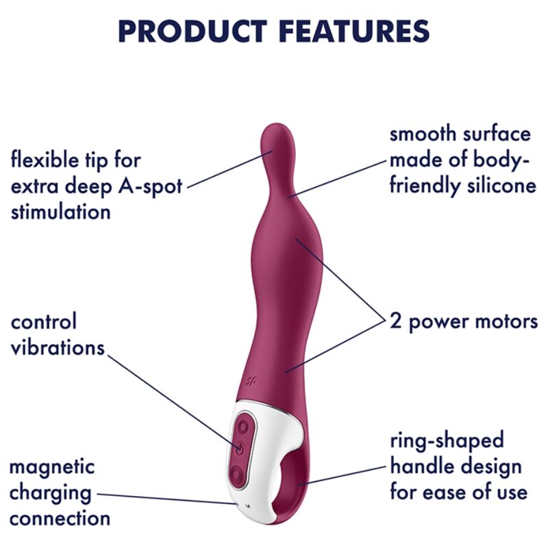 Vibrateur point A double moteur — SATISFYER