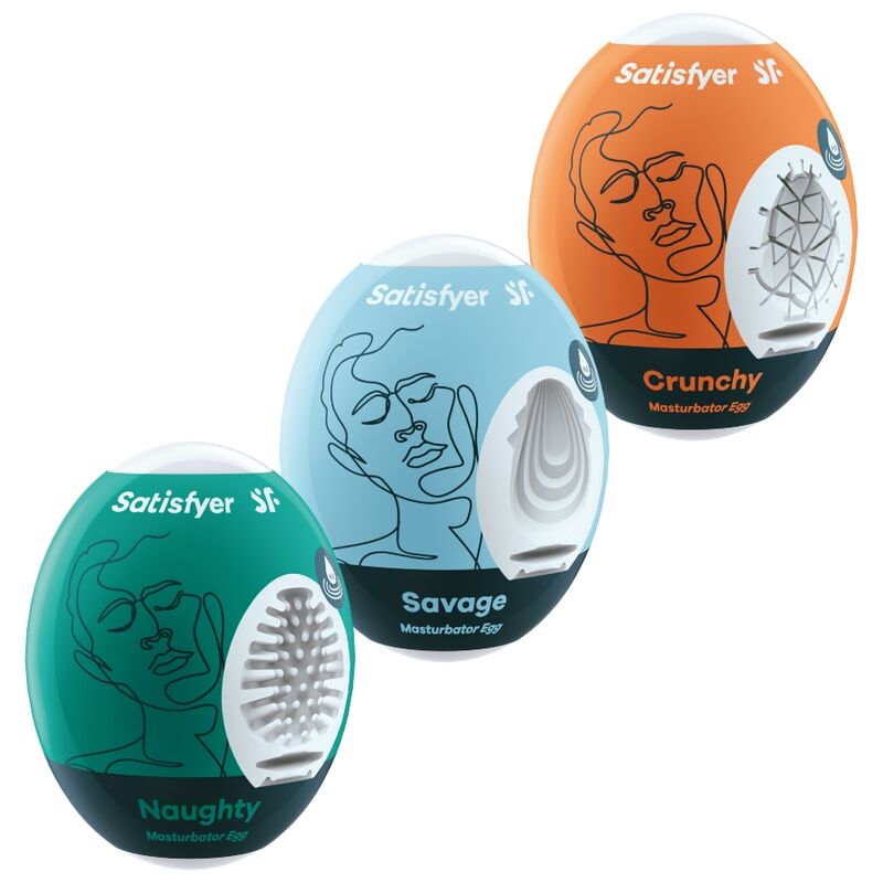 Coffret de 3 œufs masturbateurs — SATISFYER EGGS