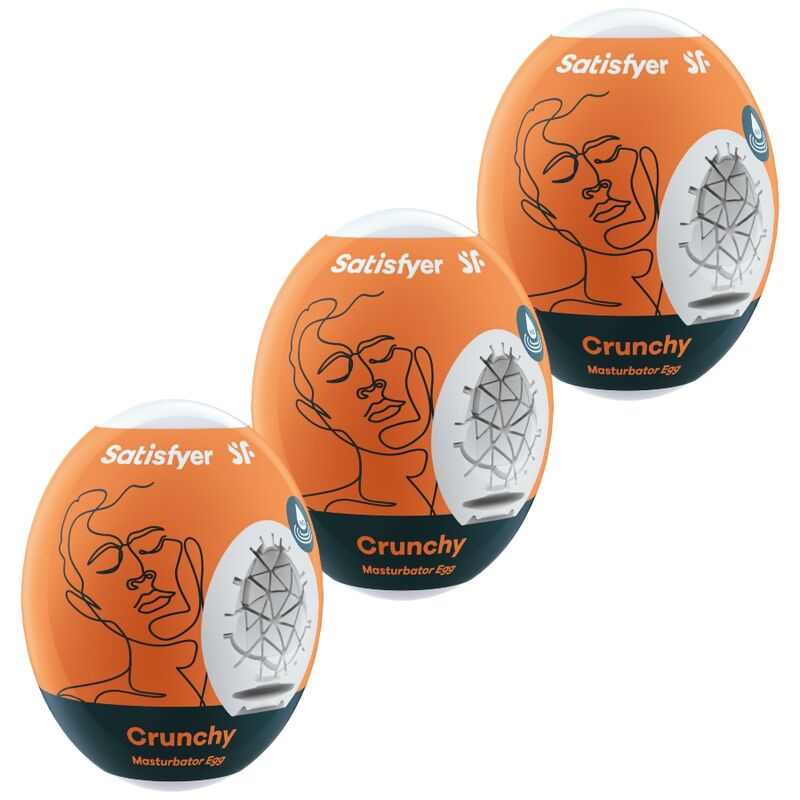 Set de 3 œufs masturbateurs Crunchy — SATISFYER EGGS
