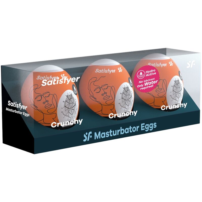 Set de 3 œufs masturbateurs Crunchy — SATISFYER EGGS