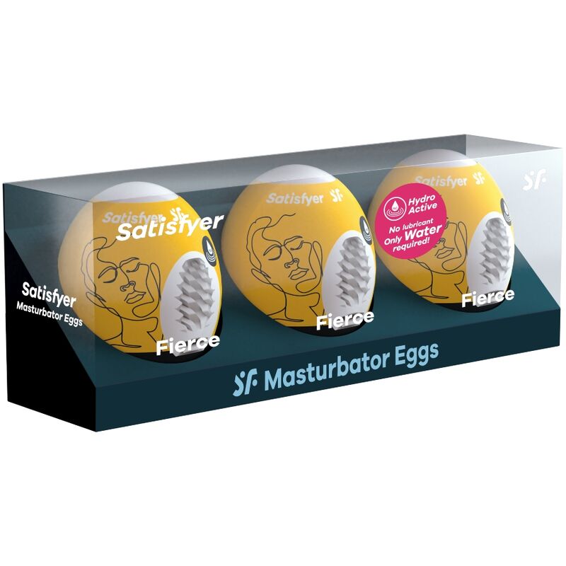 Lot de 3 œufs masturbateurs Fierce — SATISFYER EGGS