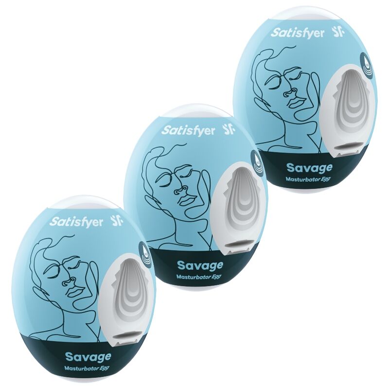Œufs masturbateurs Savage (lot de 3) — SATISFYER EGGS
