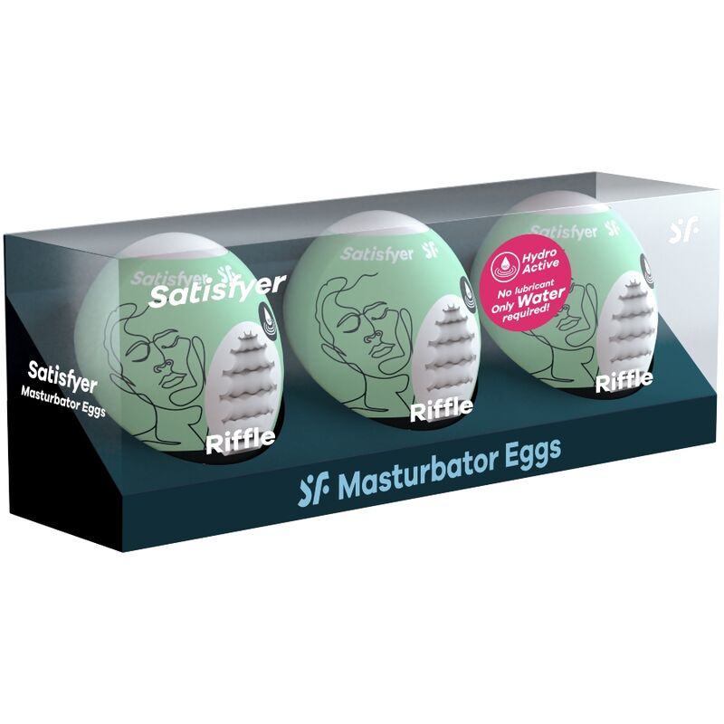 Lot de 3 œufs masturbateurs Riffle — SATISFYER EGGS