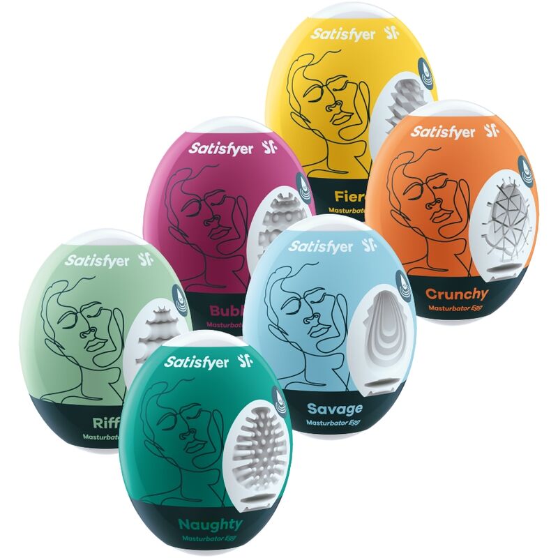 Œufs masturbateurs hydro-actifs - coffret de 6 — SATISFYER EGGS