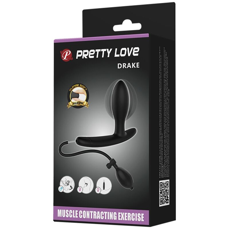 Plug anal gonflable Drake — PRETTY LOVE