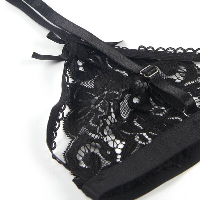 Ensemble trois pièces soutien-gorge, porte-jarretelle et string — SUBBLIME SETS