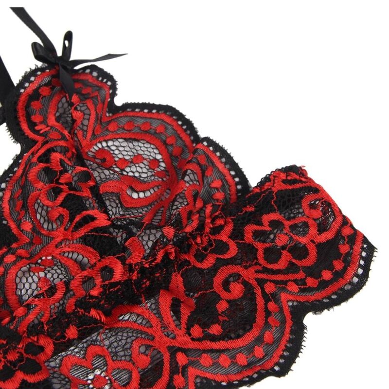 Ensemble dentelle deux pièces top et string — SUBBLIME SETS